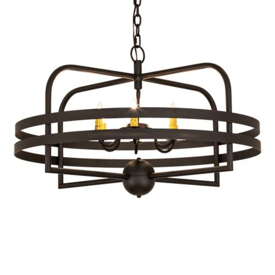 Meyda Tiffany Aldari 6 Light 32" Wide Taper Candle Style Chandelier