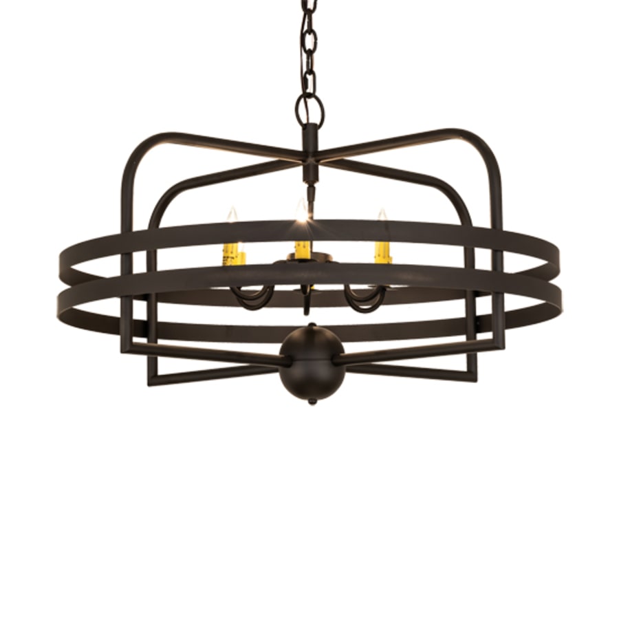 Meyda Tiffany Aldari 6 Light 32" Wide Taper Candle Style Chandelier