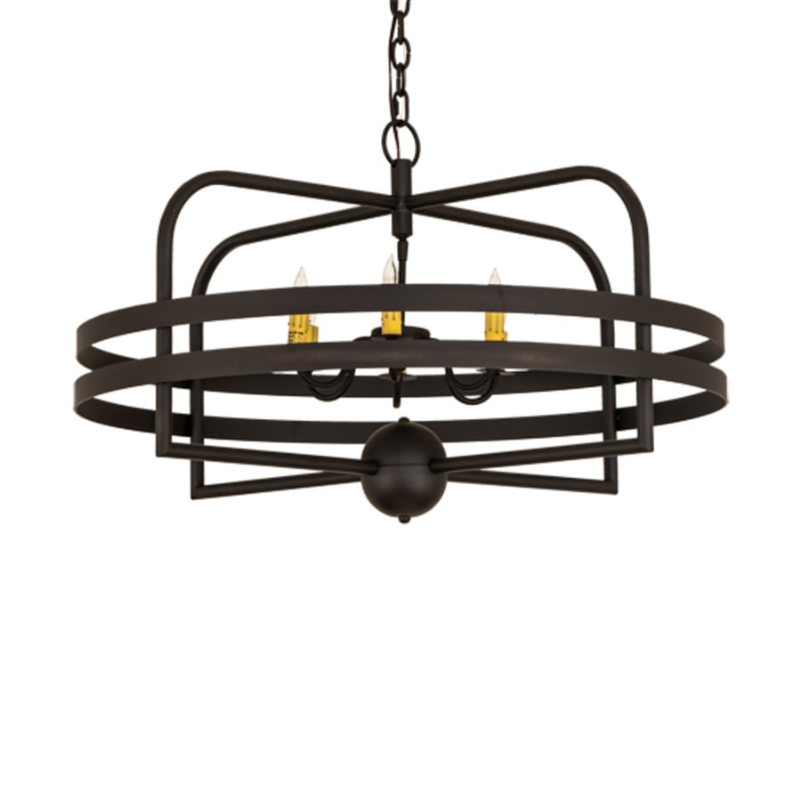 Meyda Tiffany Aldari 6 Light 32" Wide Taper Candle Style Chandelier