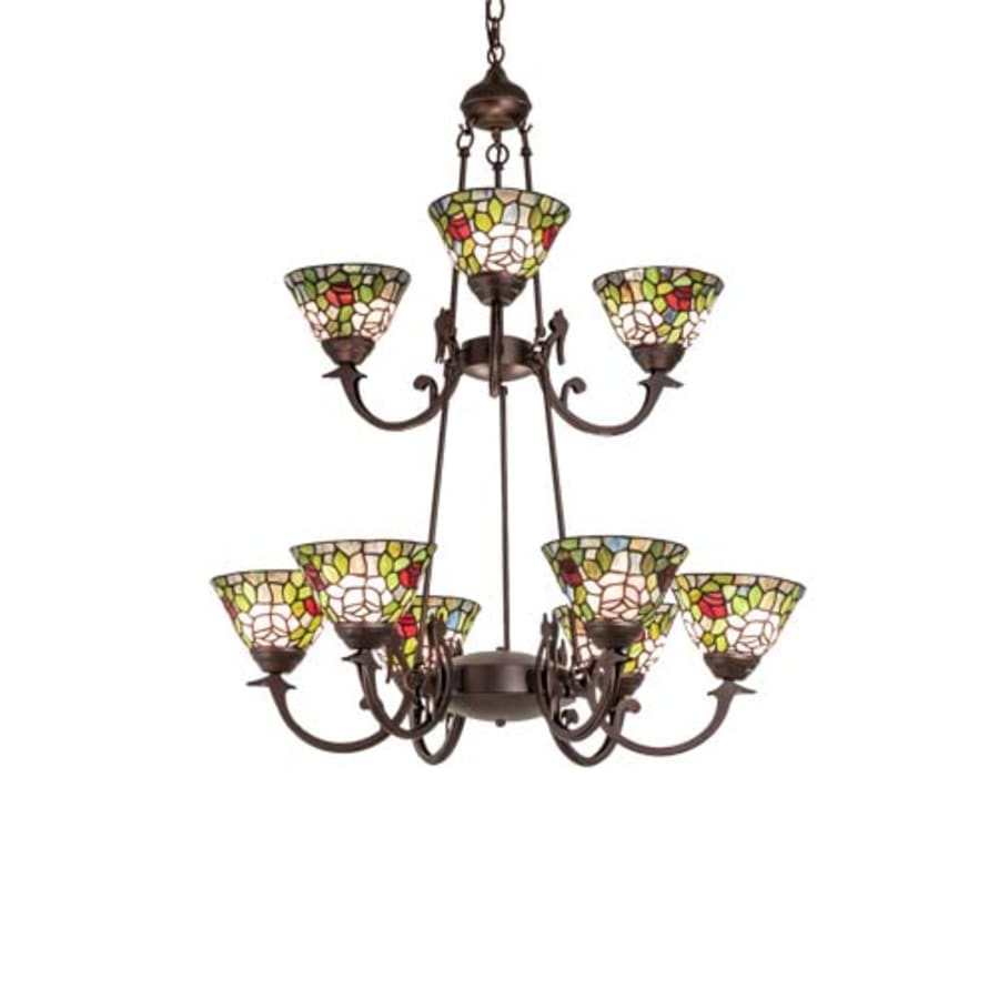 Meyda Tiffany Tiffany Roman 9 Light 32" Wide Chandelier