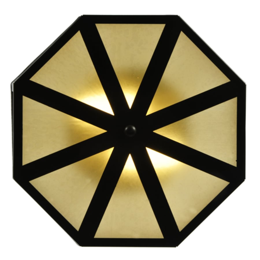 Meyda Tiffany Eltham 2 Light 16" Wide Flush Mount Drum Ceiling Fixture