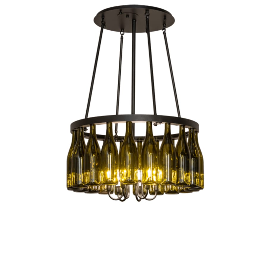 Meyda Tiffany Tuscan Vineyard 6 Light 26" Wide Ring Chandelier