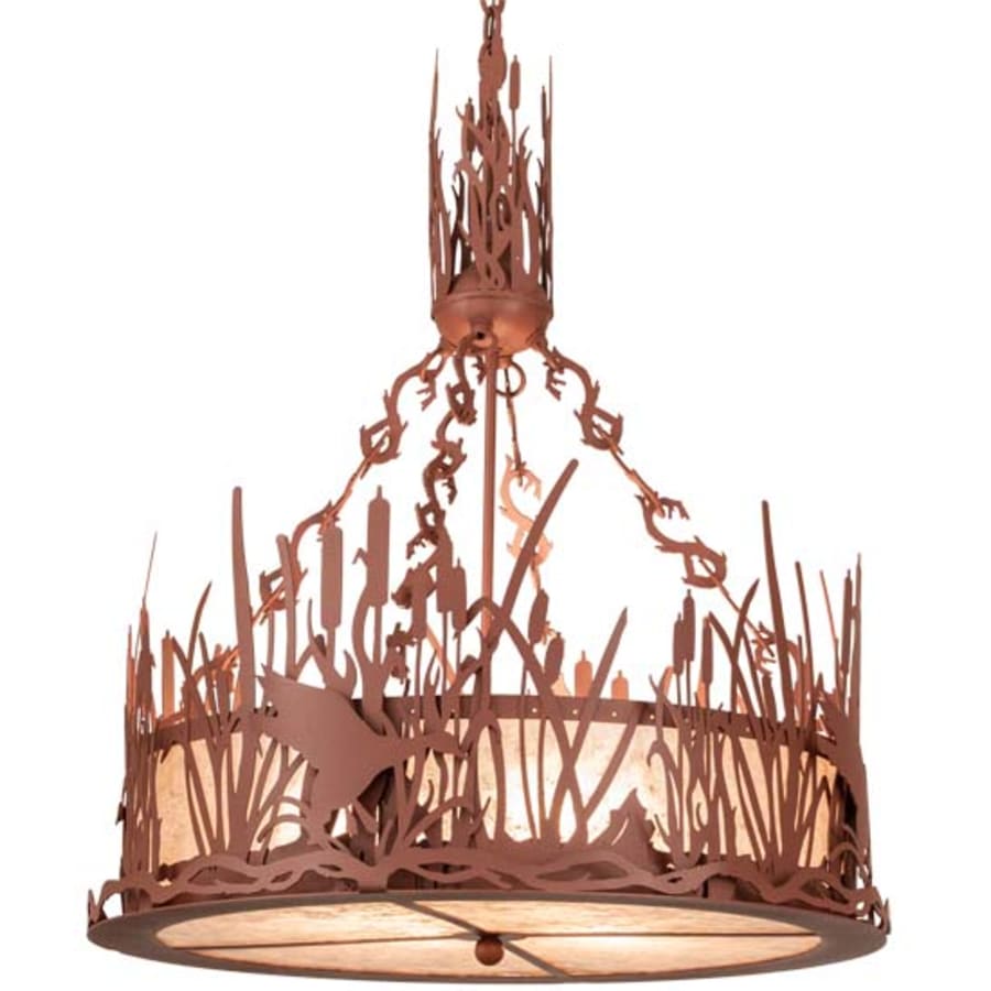Meyda Tiffany Ducks in Flight 4 Light 26" Wide Pendant