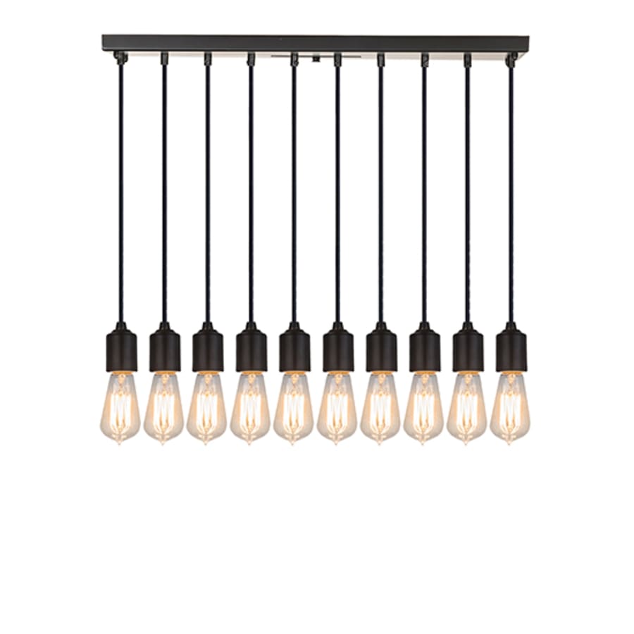 Meyda Tiffany 10 Light 27" Wide Linear Pendant