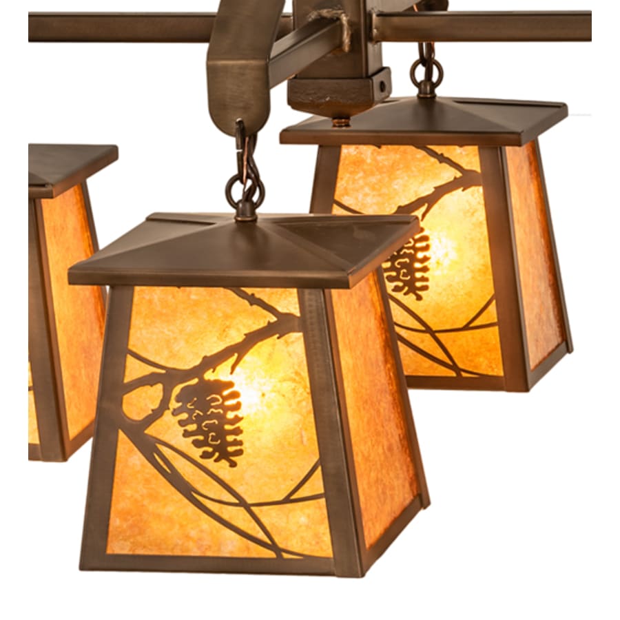 Meyda Tiffany Whispering Pines 4 Light 28" Wide Chandelier