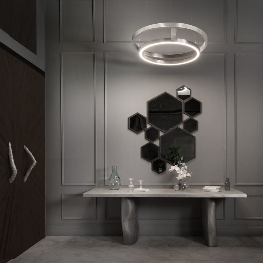 Modern Forms Imperial 42" Wide LED Ring Chandelier
