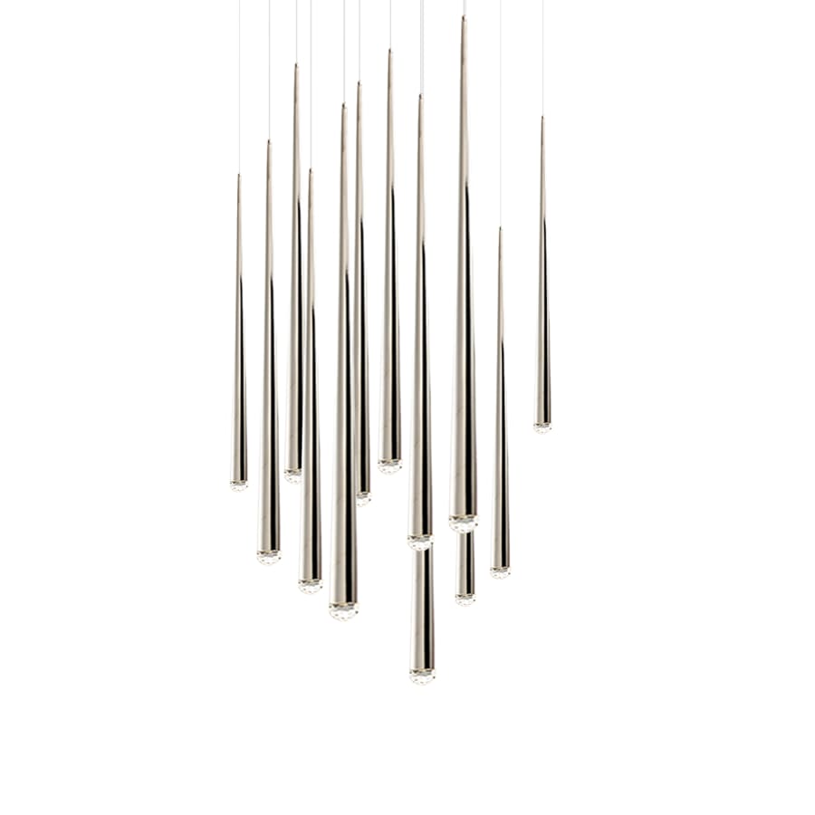 Modern Forms Cascade 13 Light 20" Wide LED Crystal Multi Light Pendant