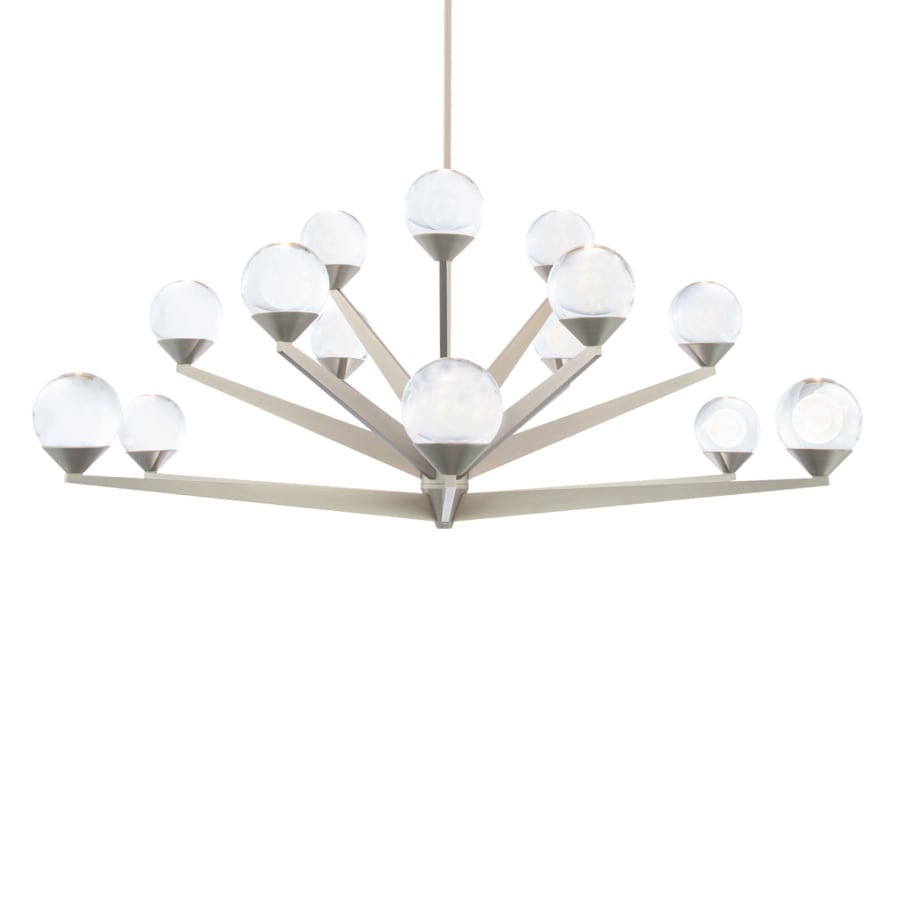 Modern Forms Double Bubble 15 Light 42" Wide LED Globe Chandelier
