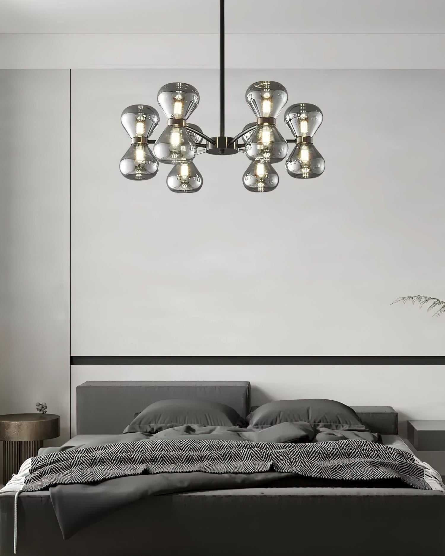 Noctara Glass Orb Chandelier