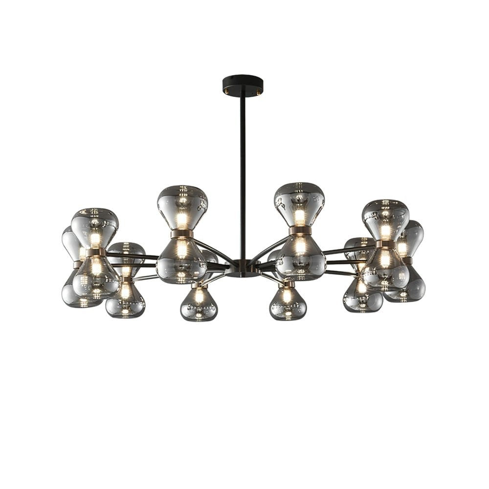 Noctara Glass Orb Chandelier