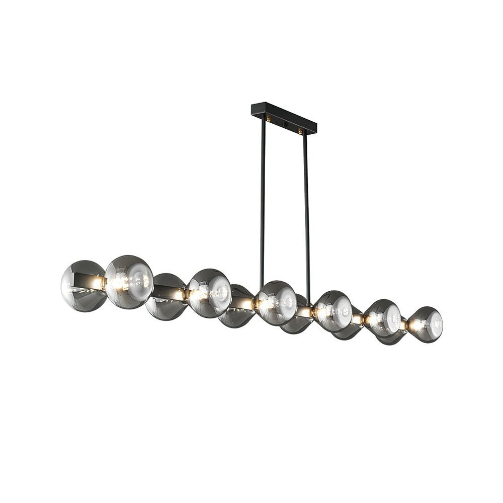 Noctara Glass Orb Chandelier