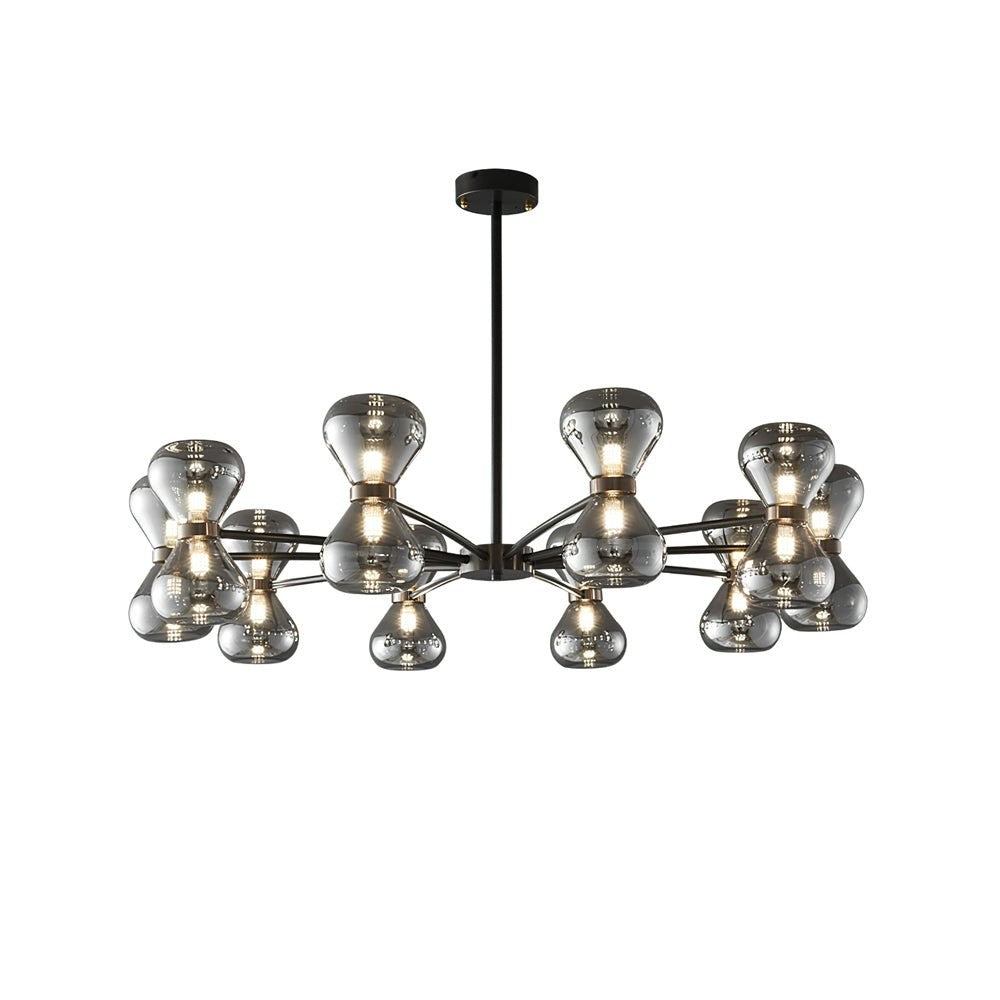 Noctara Glass Orb Chandelier