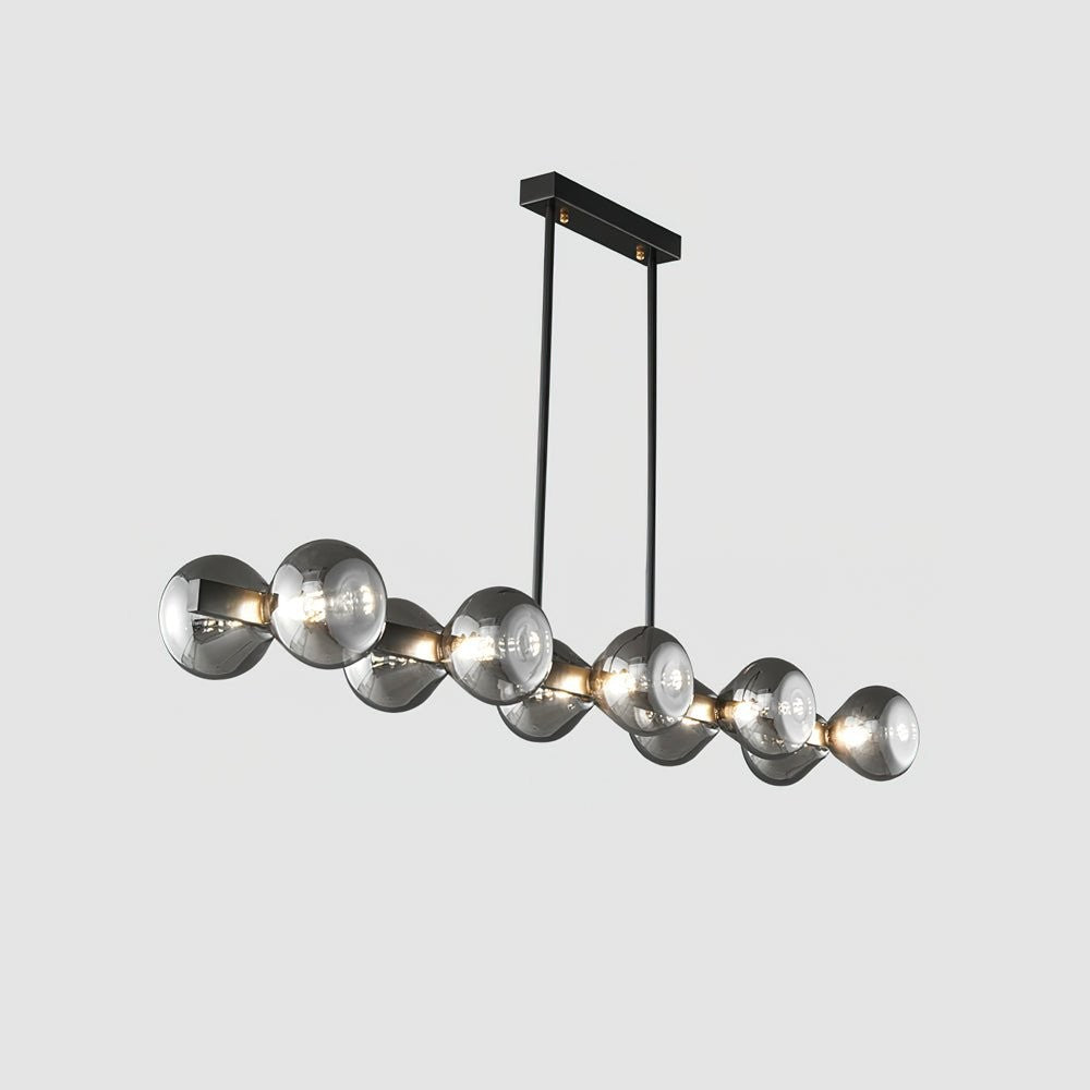 Noctara Glass Orb Chandelier