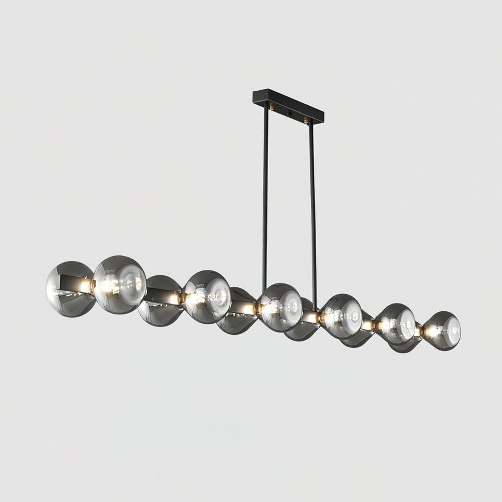 Noctara Glass Orb Chandelier