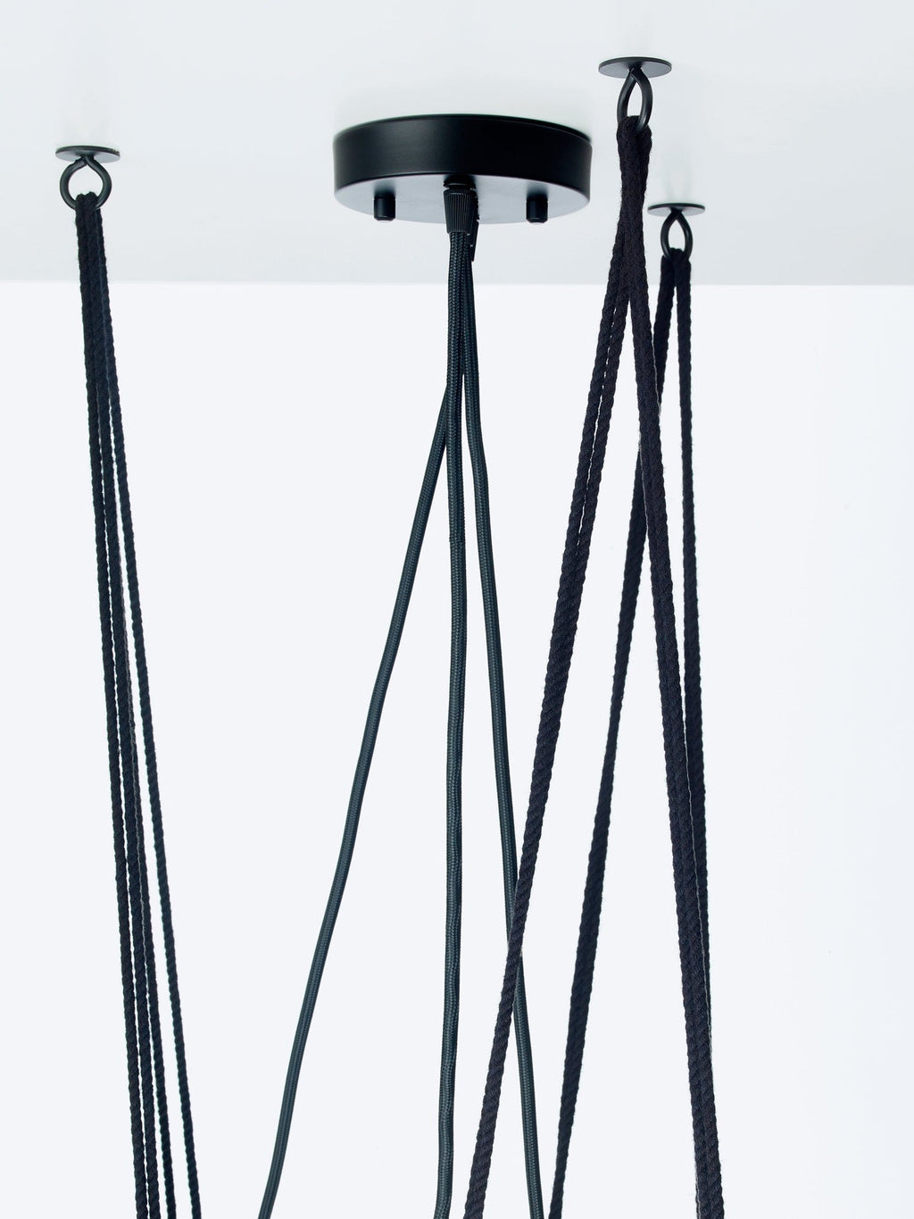 Obsidian Crystal Trio Pendant Light