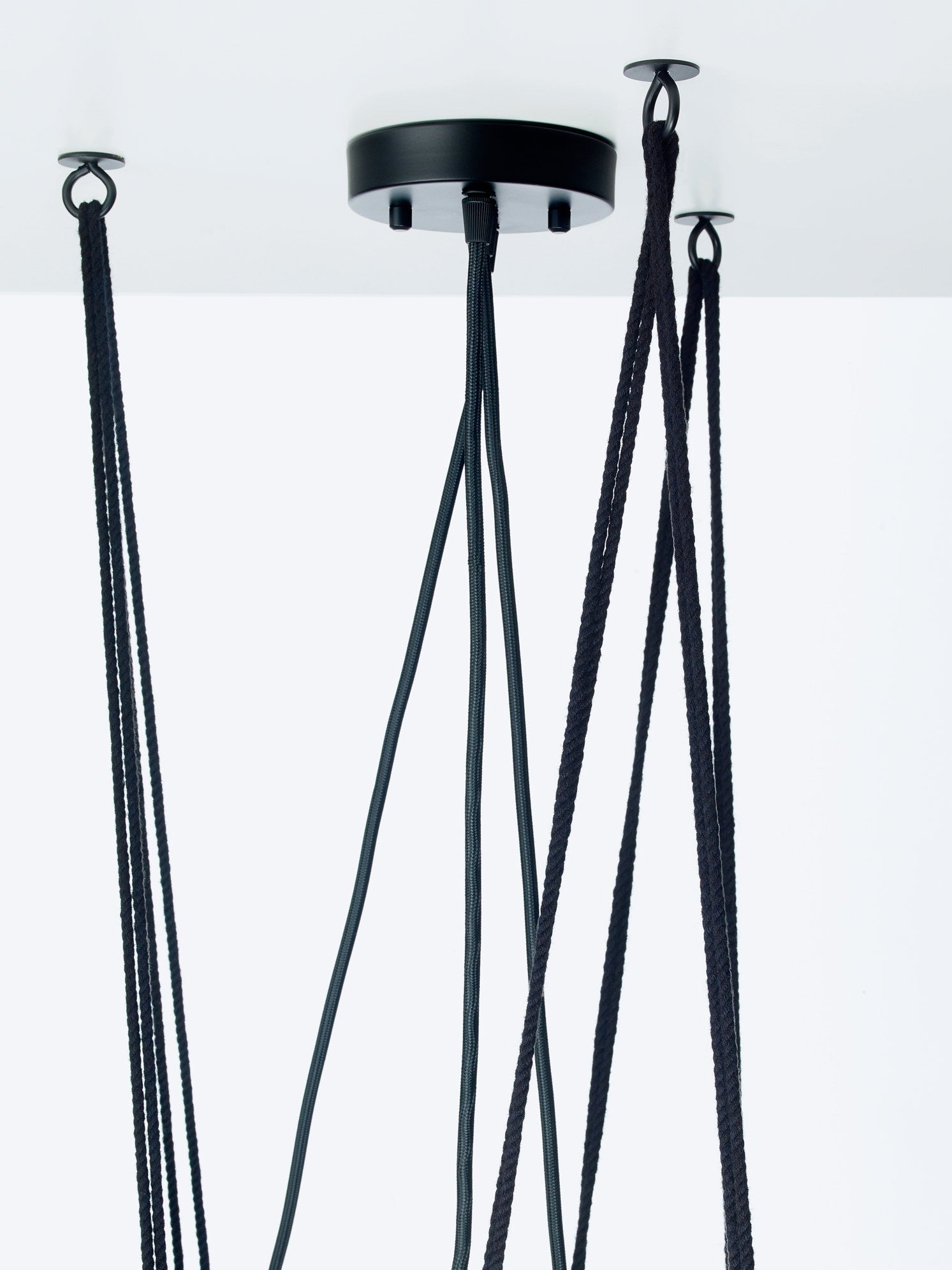 Obsidian Crystal Trio Pendant Light