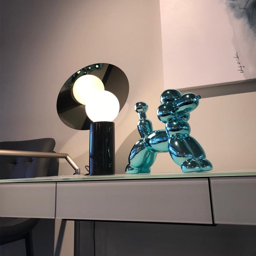 Orbelis Marble Disc Table Lamp