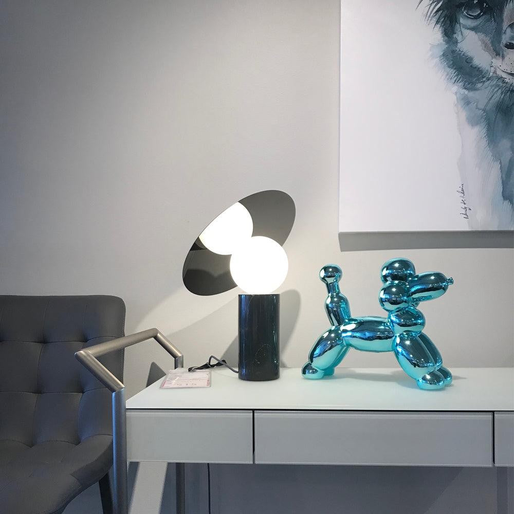 Orbelis Marble Disc Table Lamp