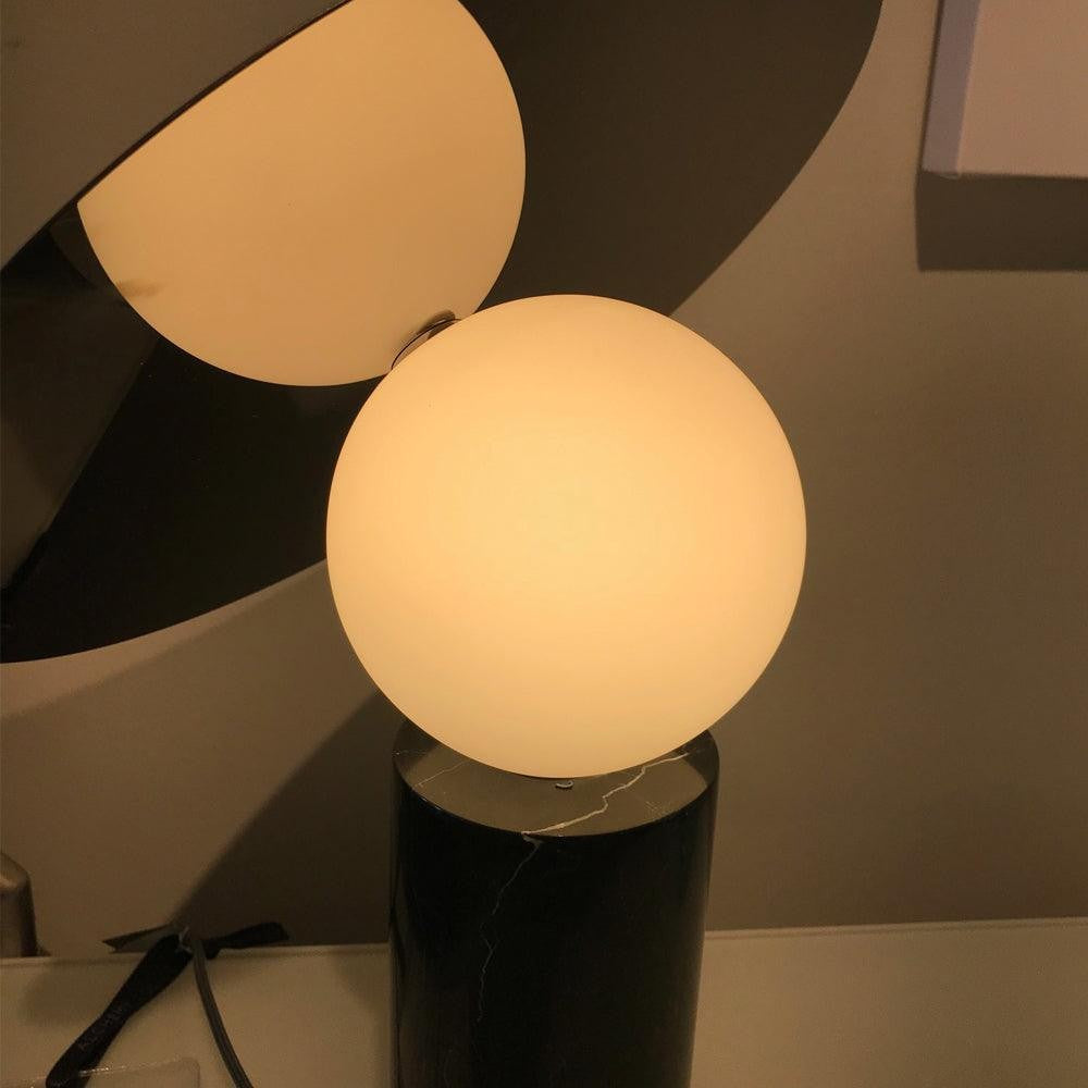 Orbelis Marble Disc Table Lamp