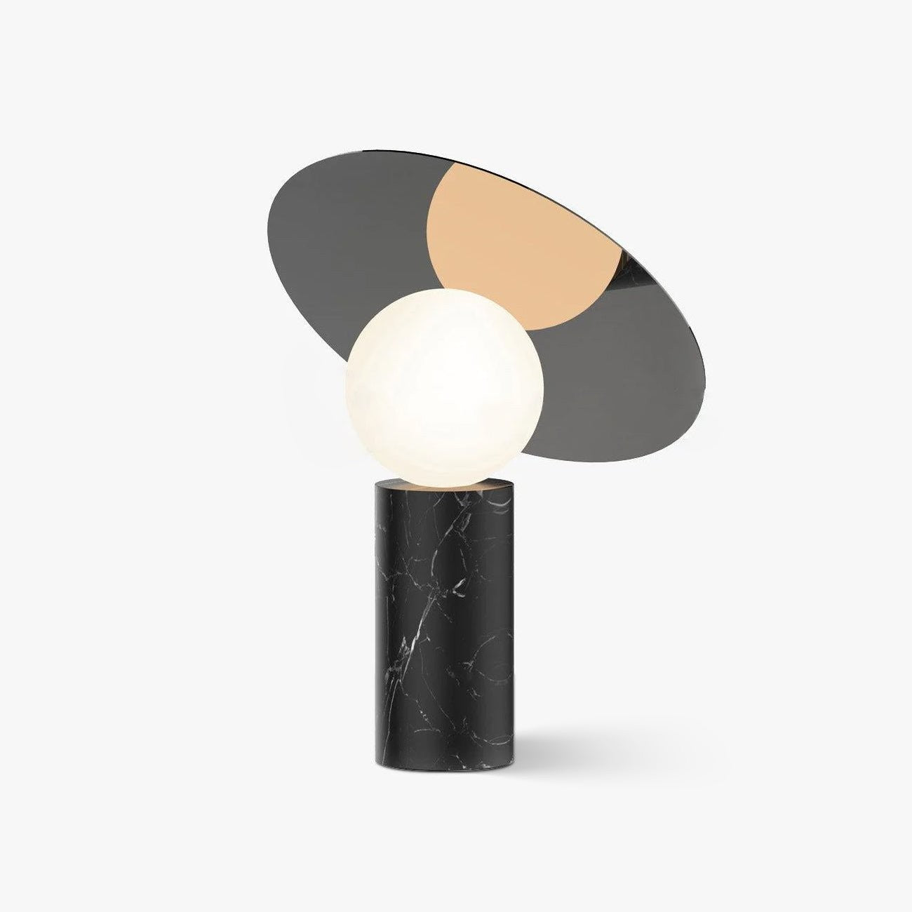 Orbelis Marble Disc Table Lamp