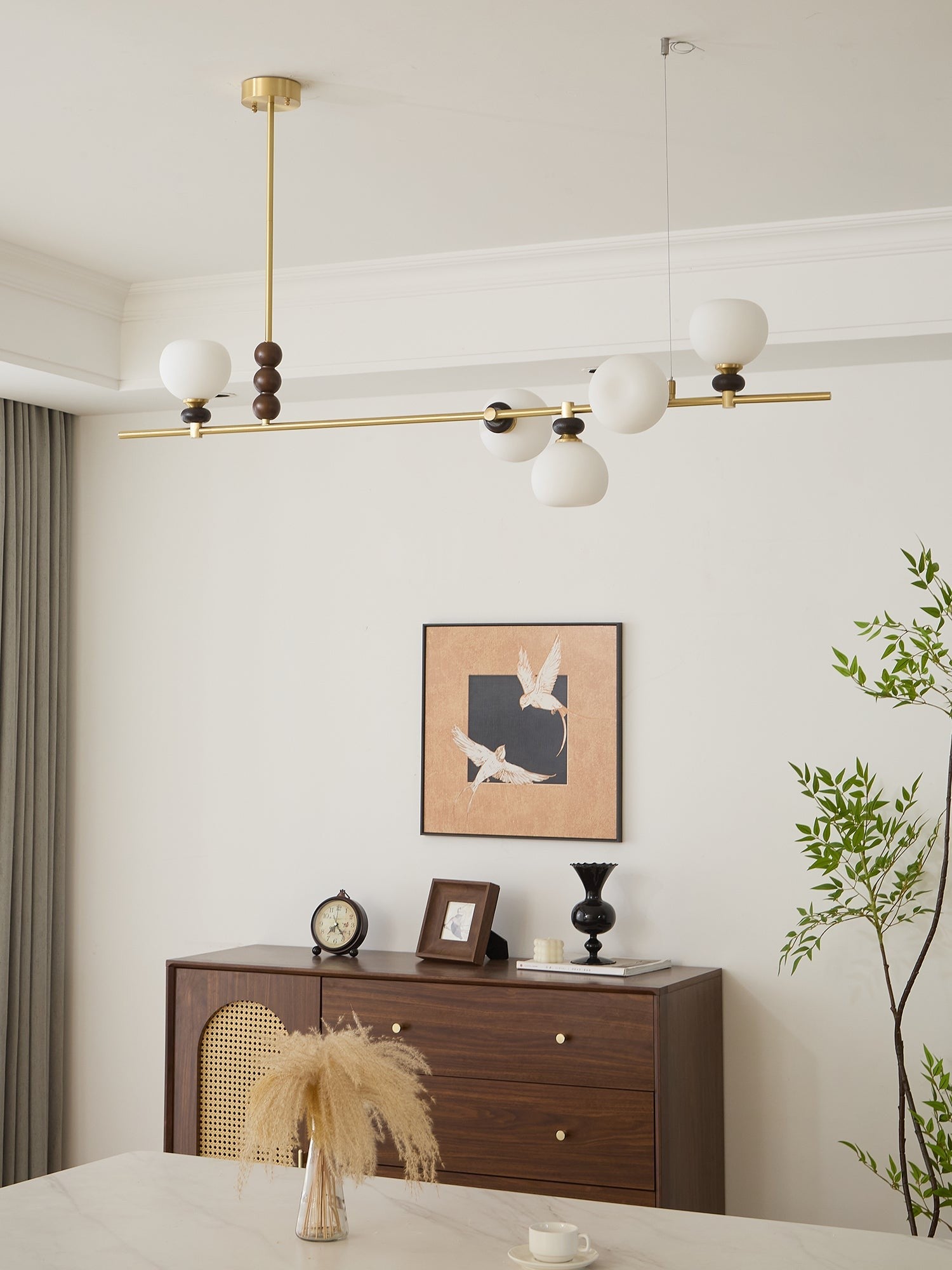 Orbella Linear Island Chandelier