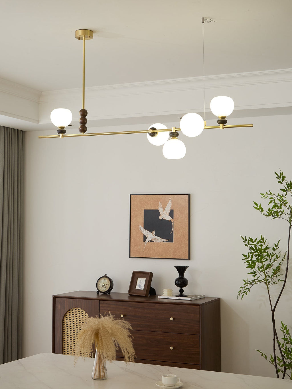 Orbella Linear Island Chandelier