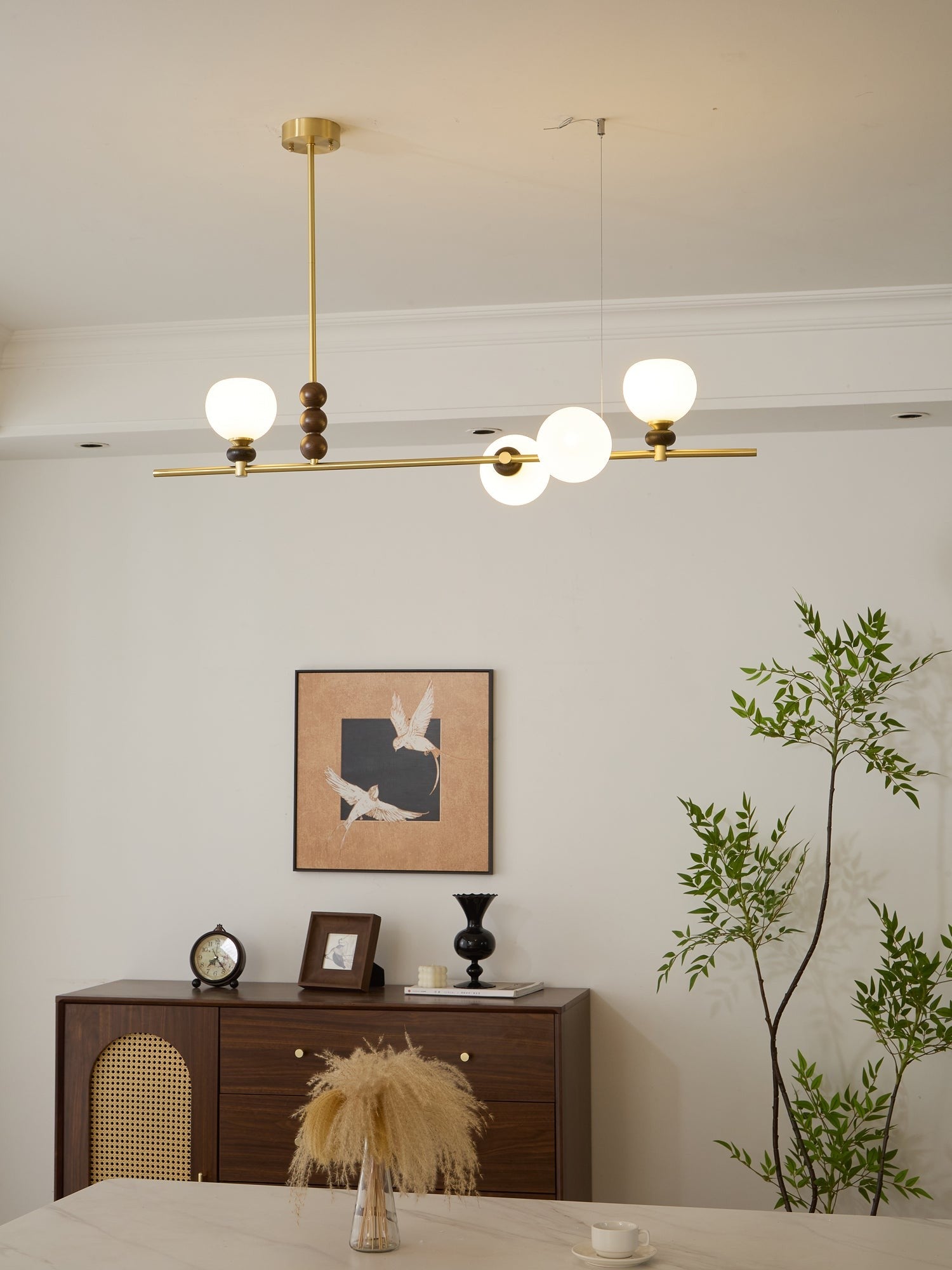 Orbella Linear Island Chandelier
