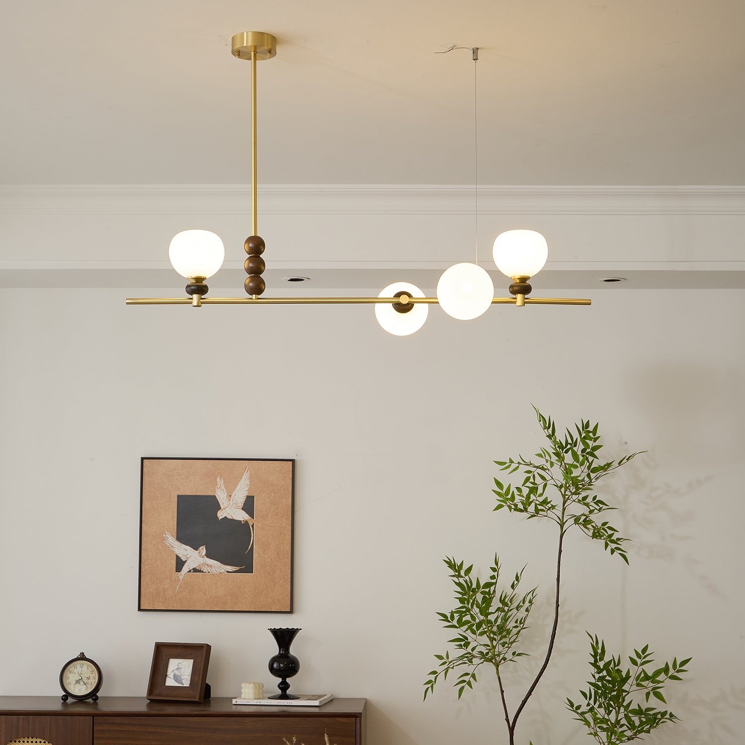 Orbella Linear Island Chandelier