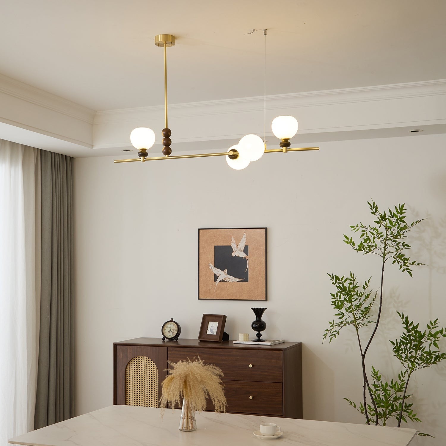Orbella Linear Island Chandelier