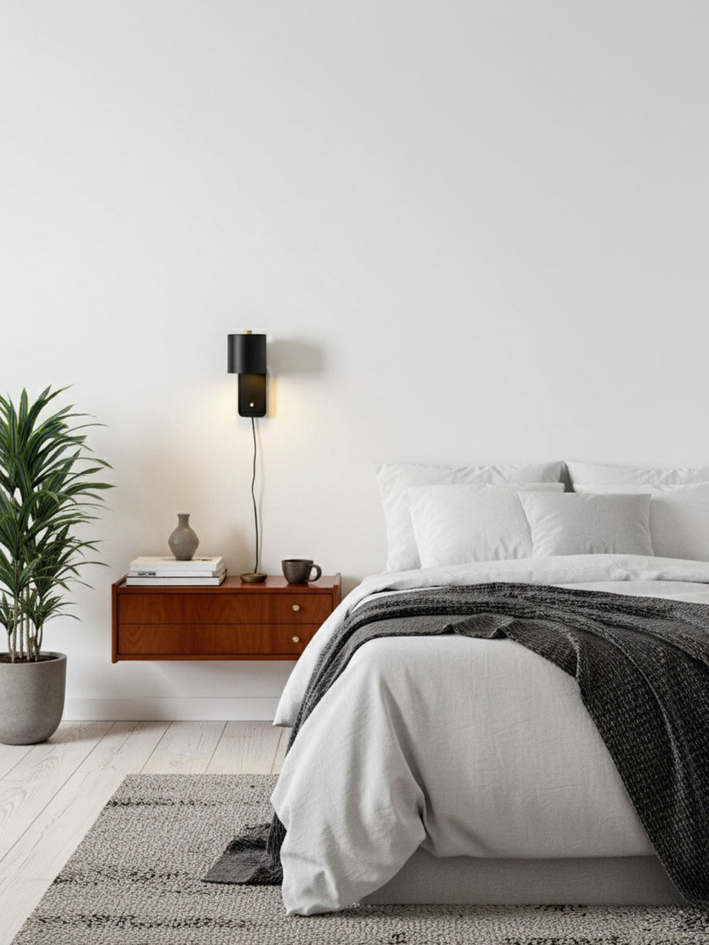 Orbitra Rotating Plug-in Wall Lamp
