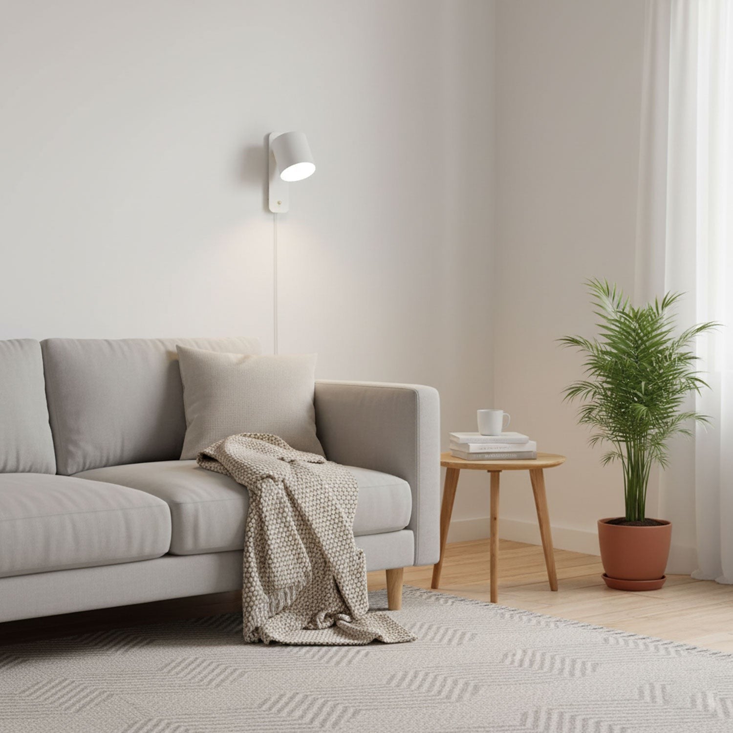 Orbitra Rotating Plug-in Wall Lamp