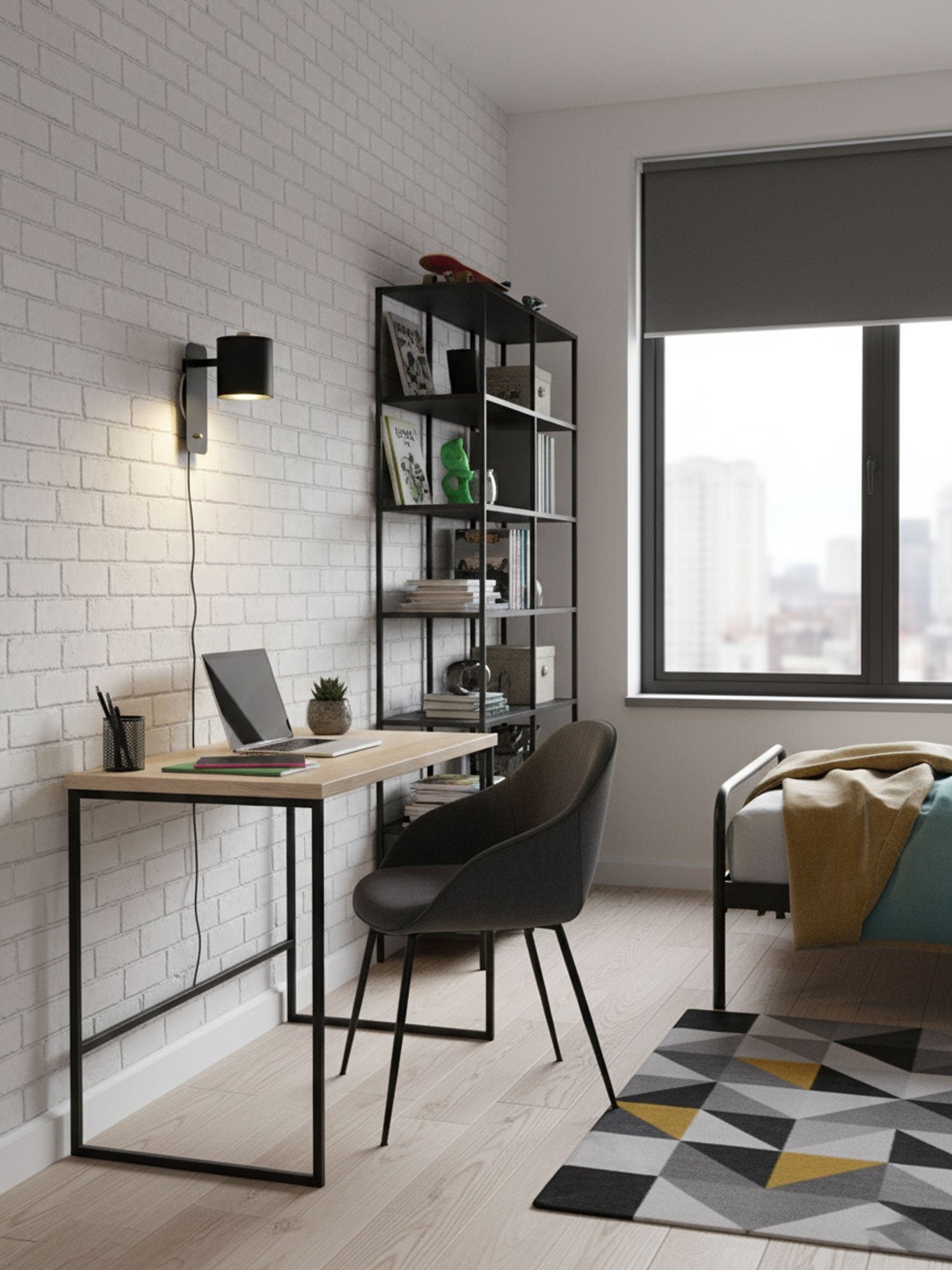 Orbitra Rotating Plug-in Wall Lamp