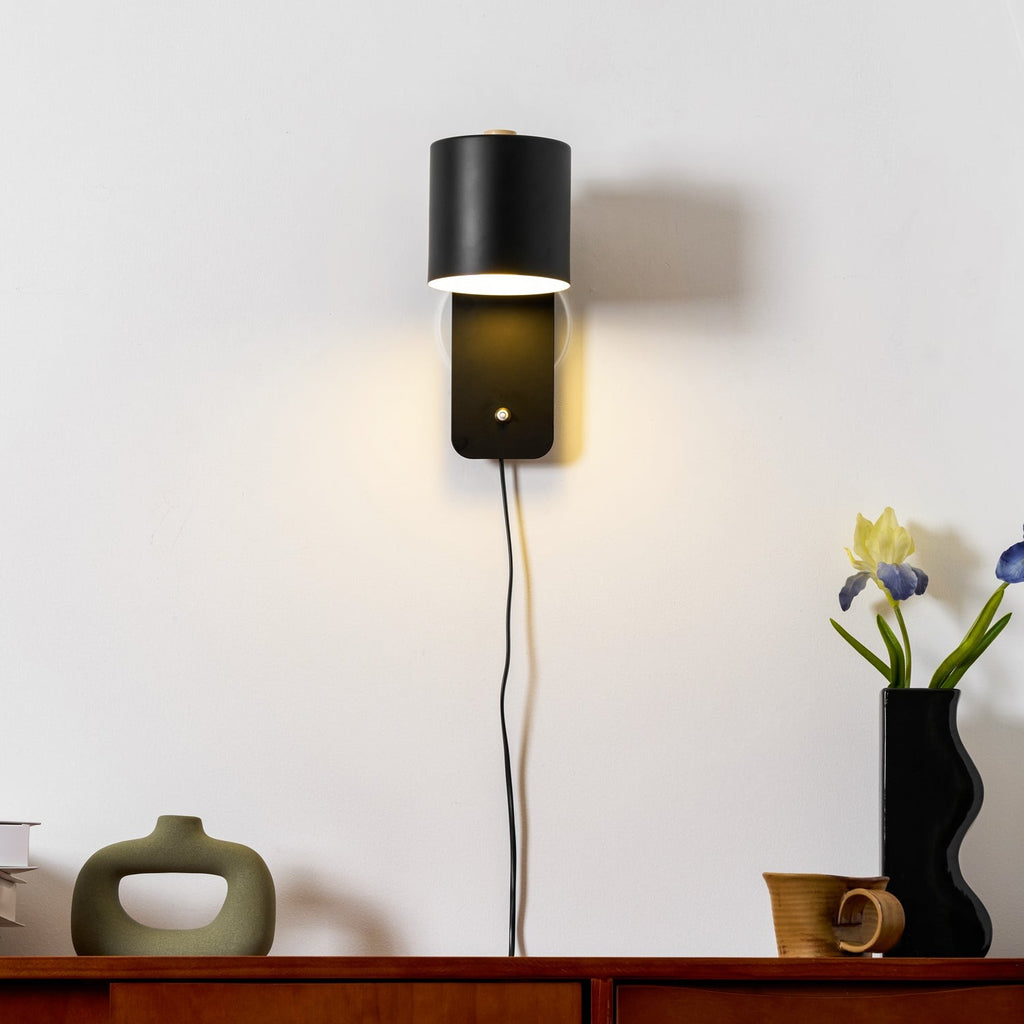 Orbitra Rotating Plug-in Wall Lamp
