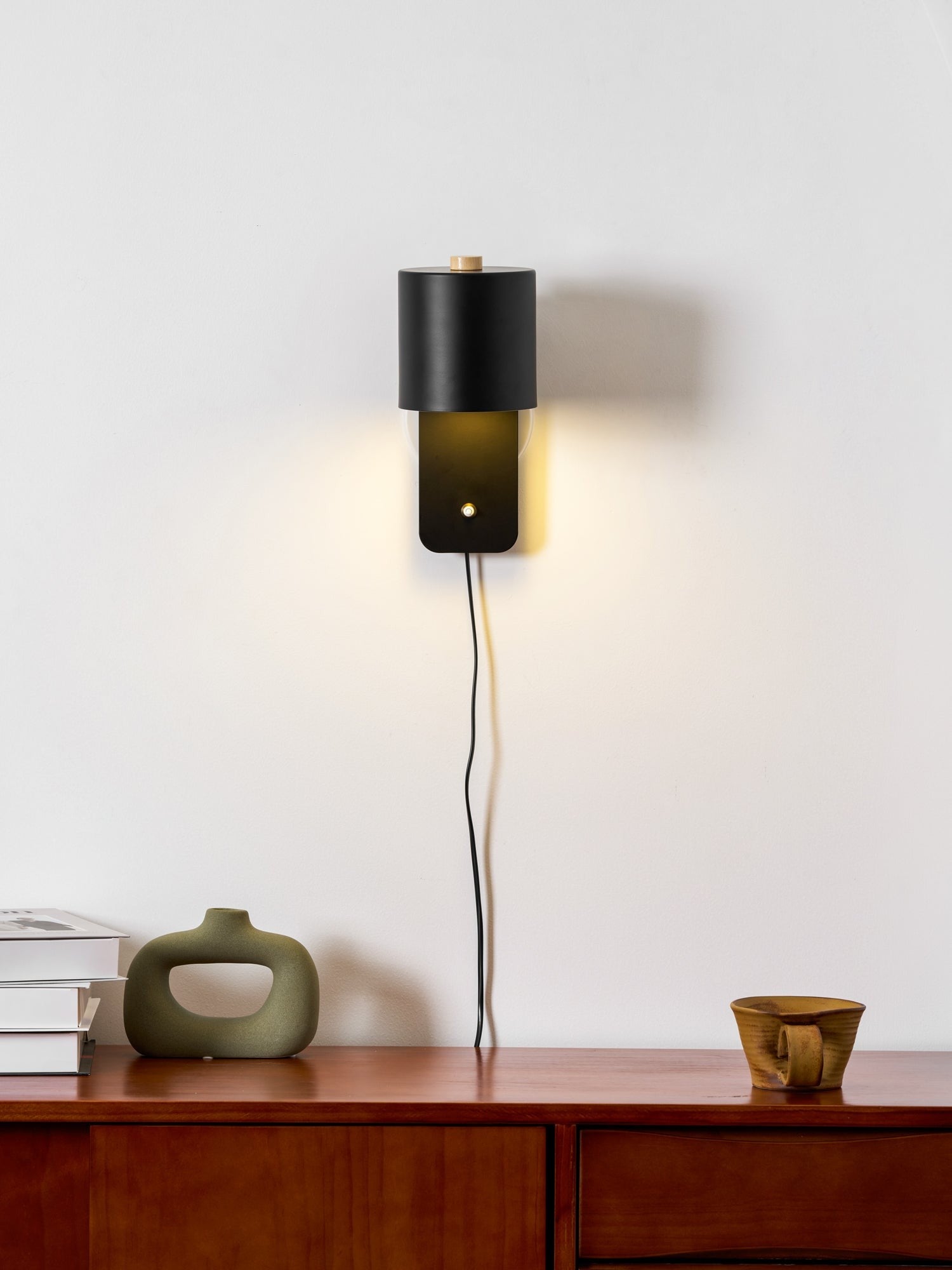 Orbitra Rotating Plug-in Wall Lamp