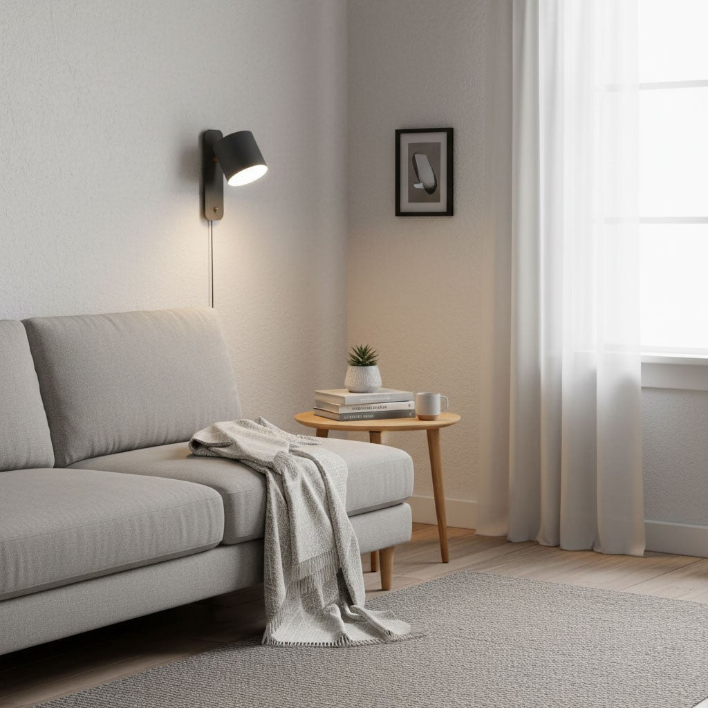 Orbitra Rotating Plug-in Wall Lamp
