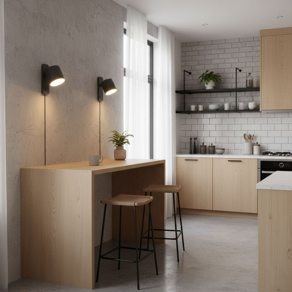 Orbitra Rotating Plug-in Wall Lamp