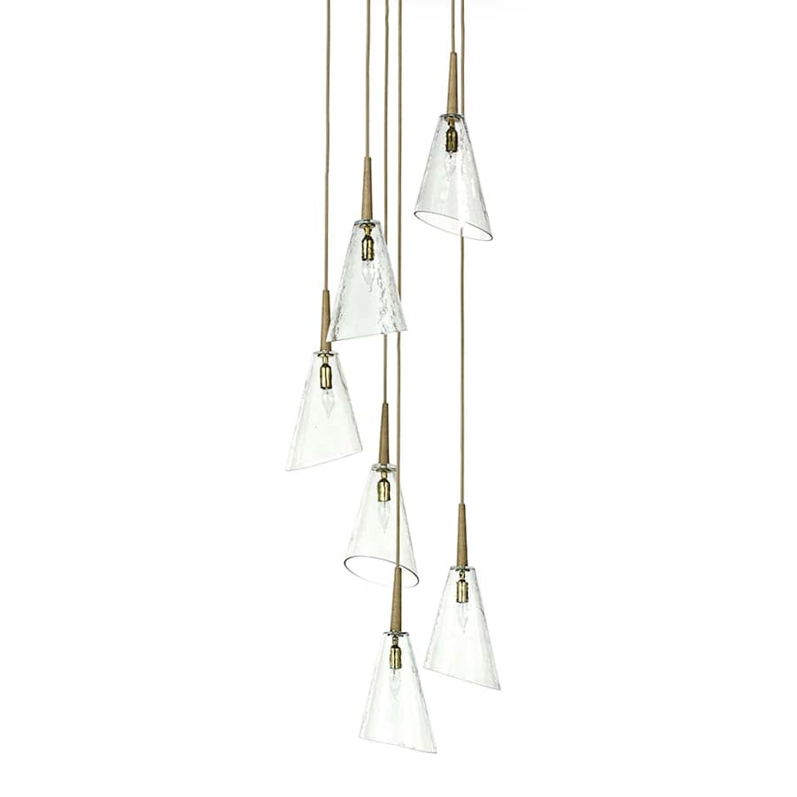 Palecek Veraldi 6 Light 23" Wide Chandelier
