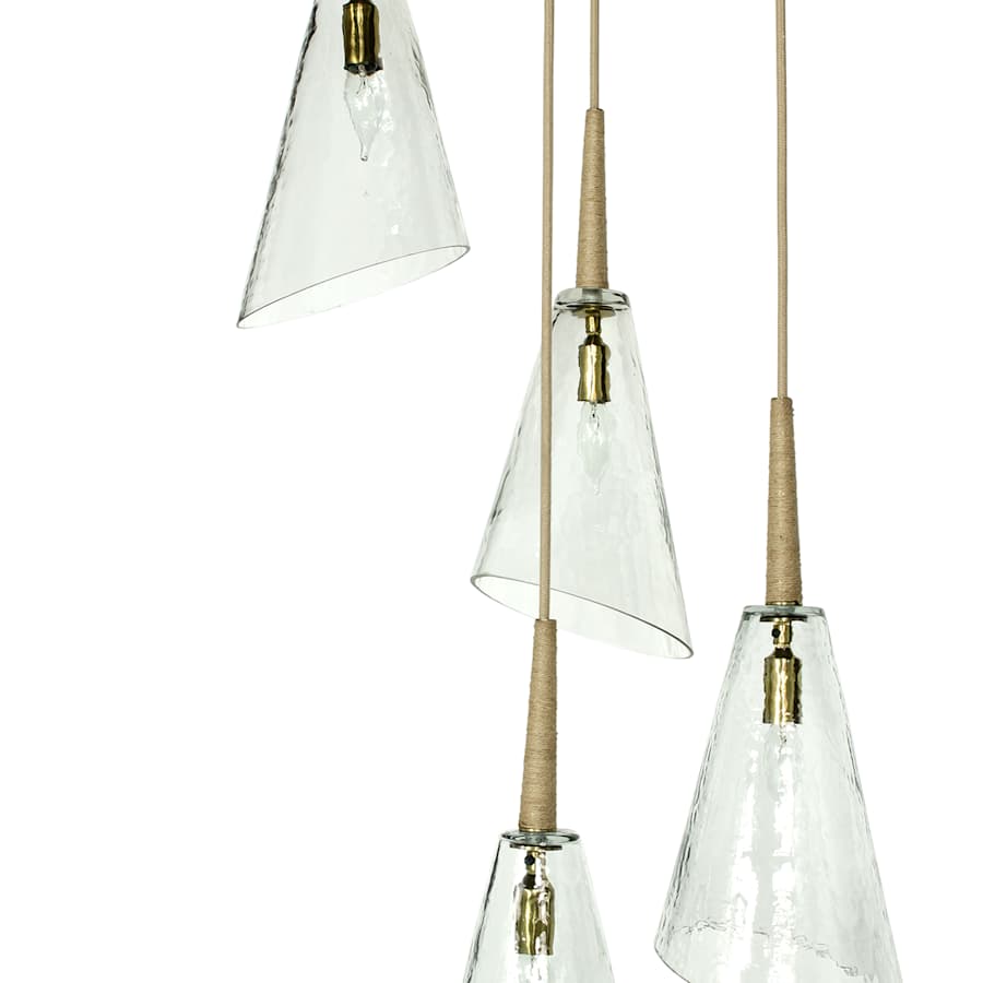 Palecek Veraldi 6 Light 23" Wide Chandelier