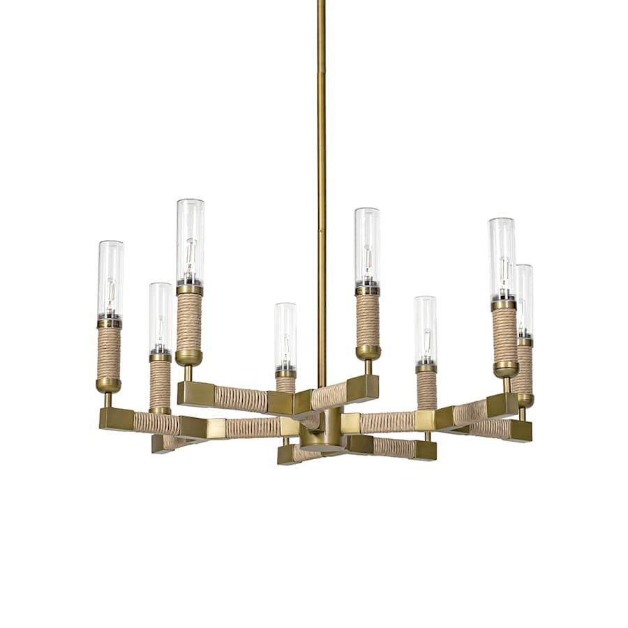 Palecek Carolina 8 Light 32" Wide Outdoor Chandelier