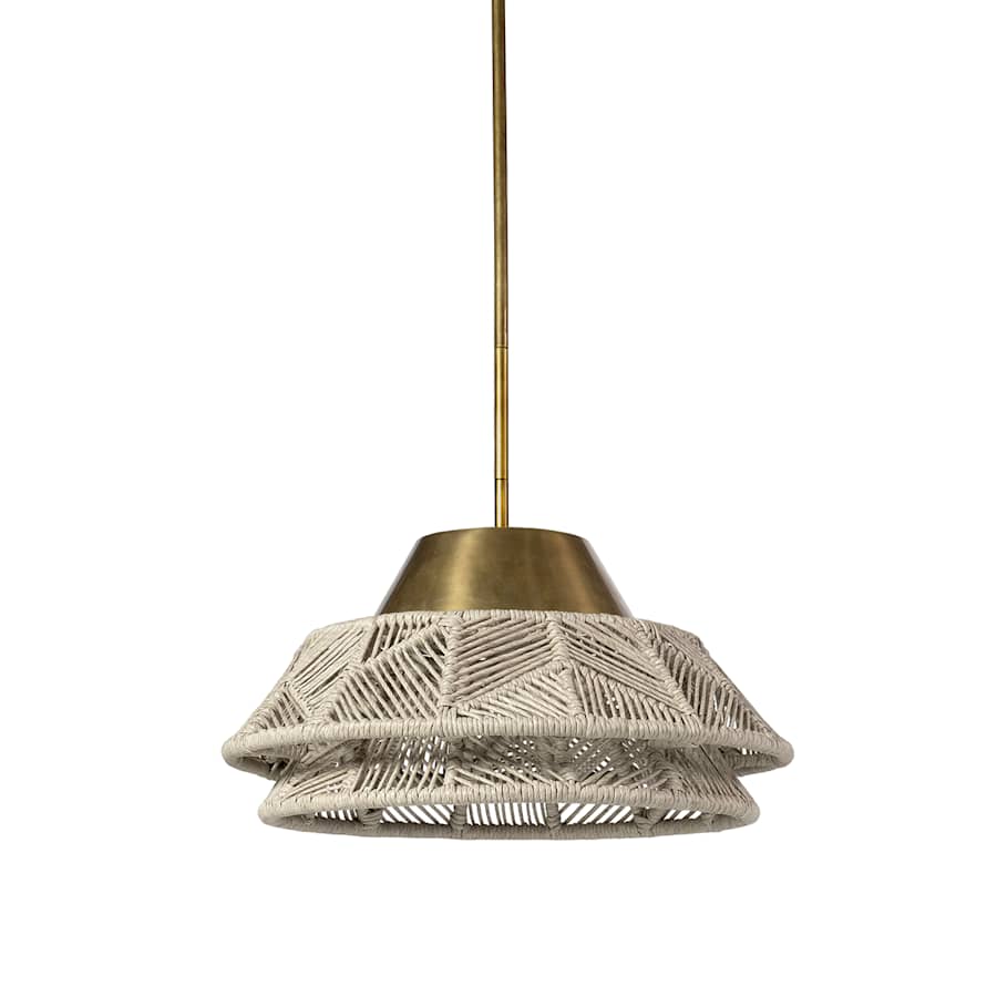 Palecek Salerno 2 Light 24" Wide Outdoor Pendant