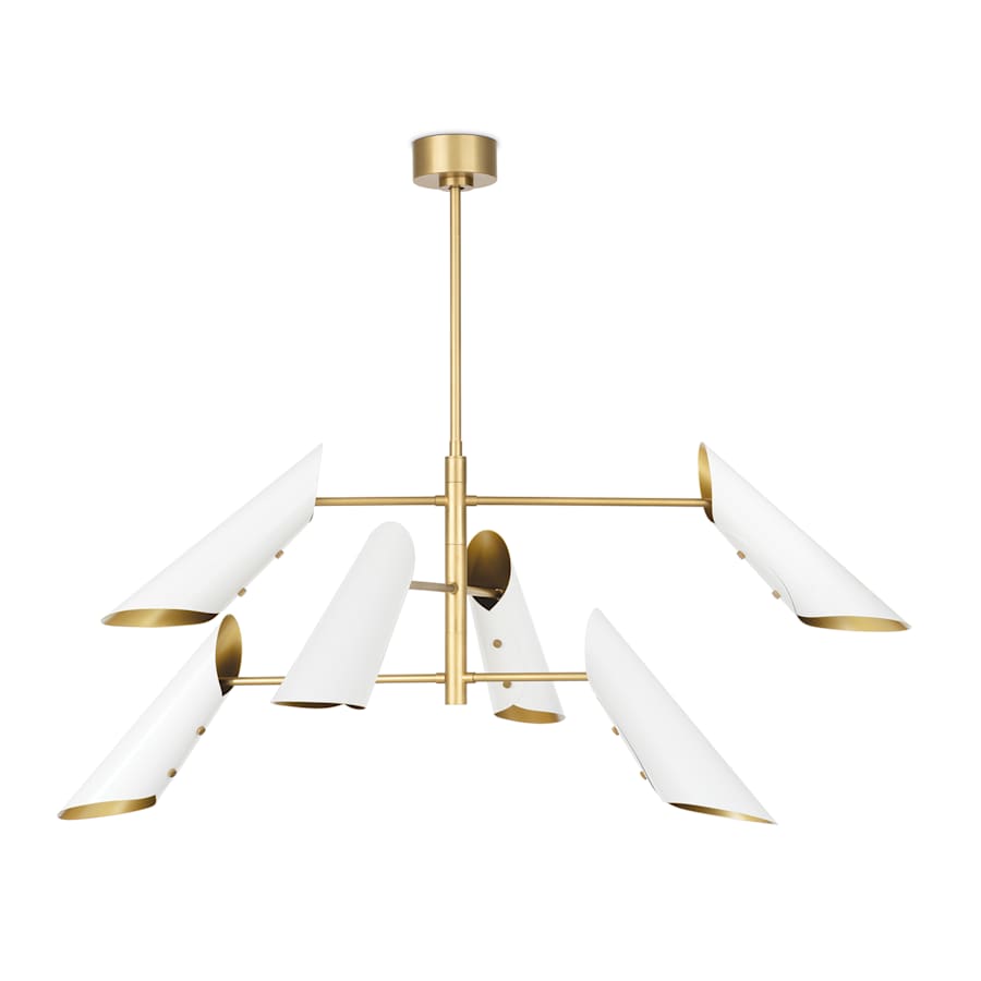 Regina Andrew Vest 6 Light 58" Wide Linear Chandelier