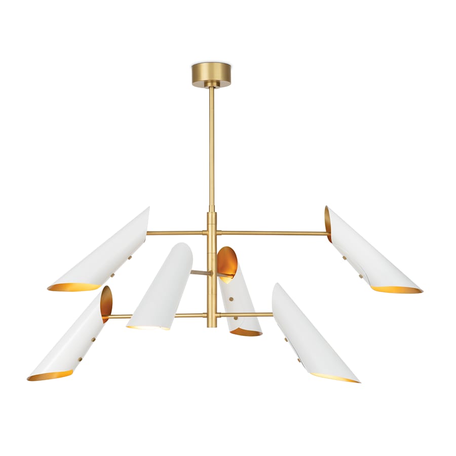 Regina Andrew Vest 6 Light 58" Wide Linear Chandelier