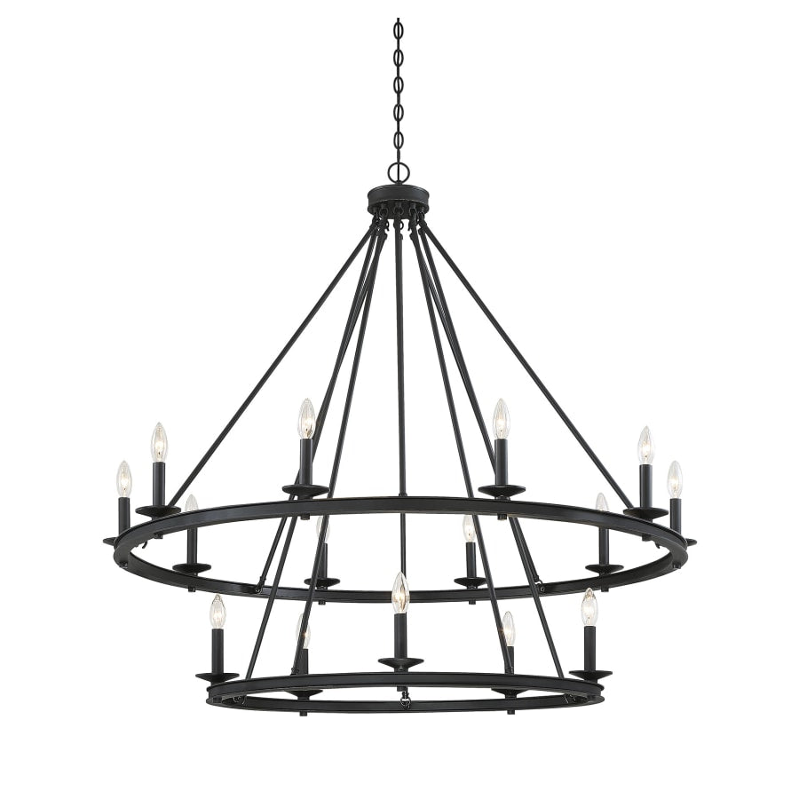 Savoy House Middleton 15 Light 45" Wide Taper Candle Chandelier