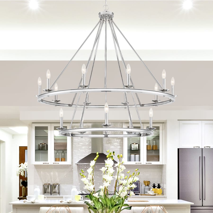 Savoy House Middleton 15 Light 45" Wide Taper Candle Chandelier