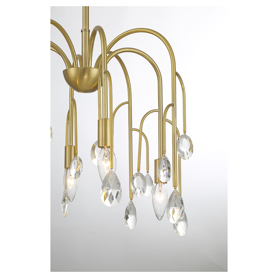 Savoy House Anholt 8 Light 32" Wide Crystal Abstract Chandelier