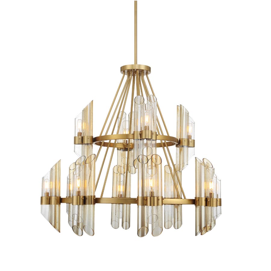 Savoy House Biltmore 12 Light 38" Wide Pillar Candle Ring Chandelier