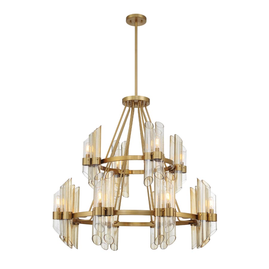 Savoy House Biltmore 12 Light 38" Wide Pillar Candle Ring Chandelier