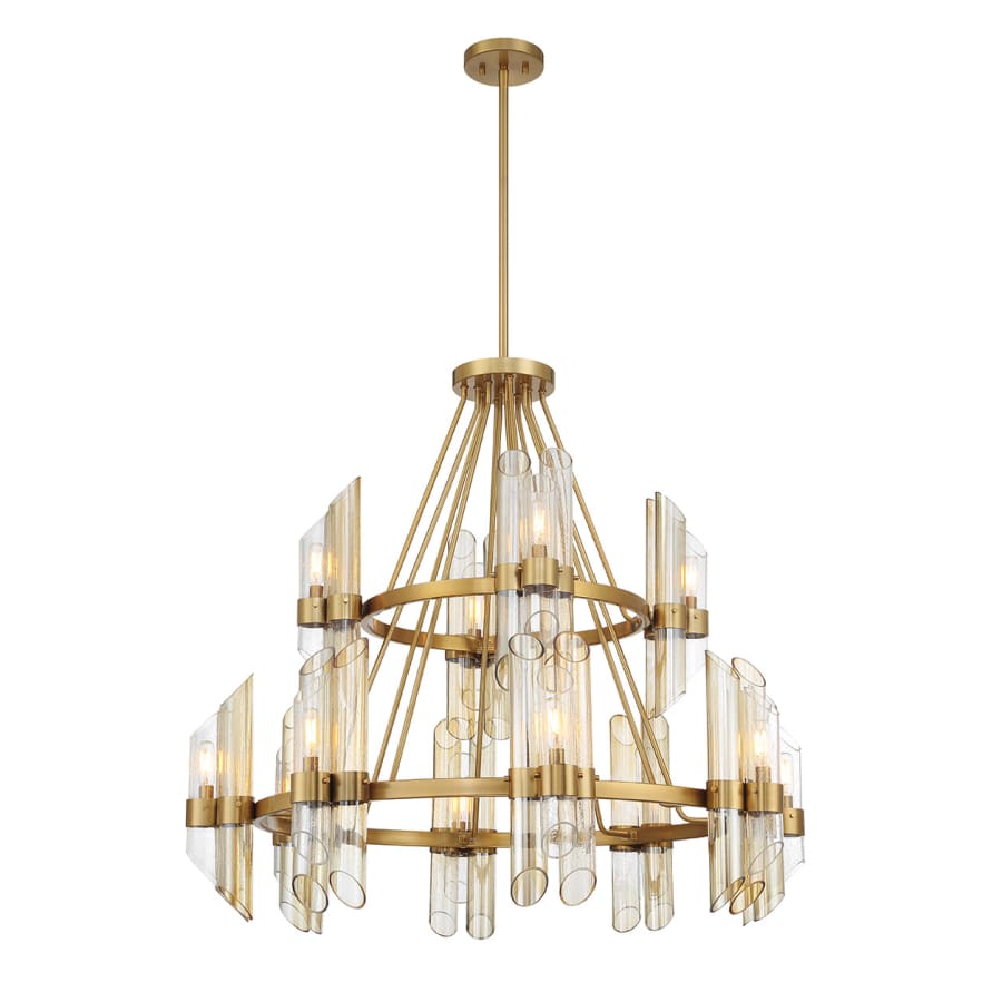 Savoy House Biltmore 12 Light 38" Wide Pillar Candle Ring Chandelier