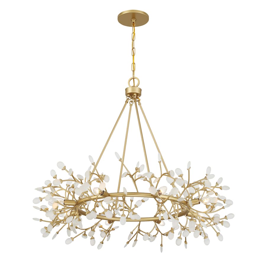 Savoy House Once 8 Light 36" Wide Ring Chandelier