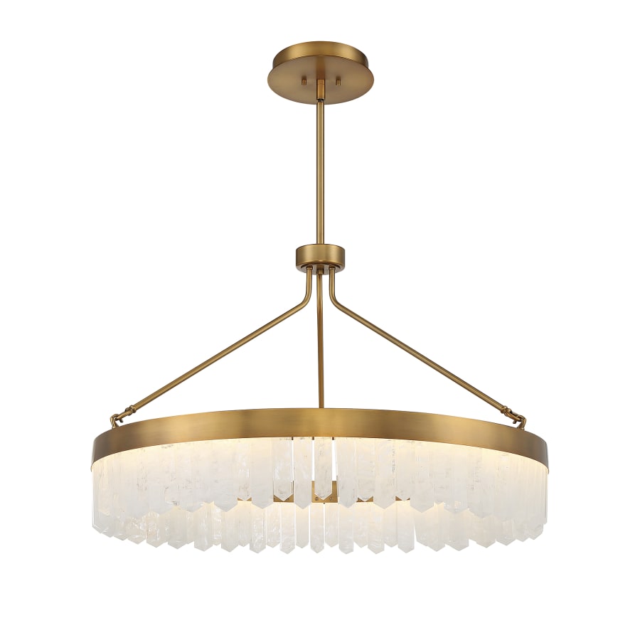 Savoy House Landon 34" Wide LED Crystal Ring Chandelier